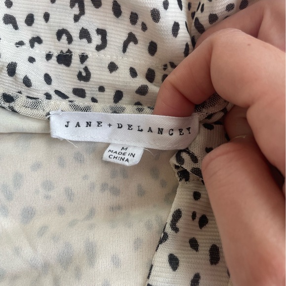 Mesh Leopard Button Down - Picture 6 of 6